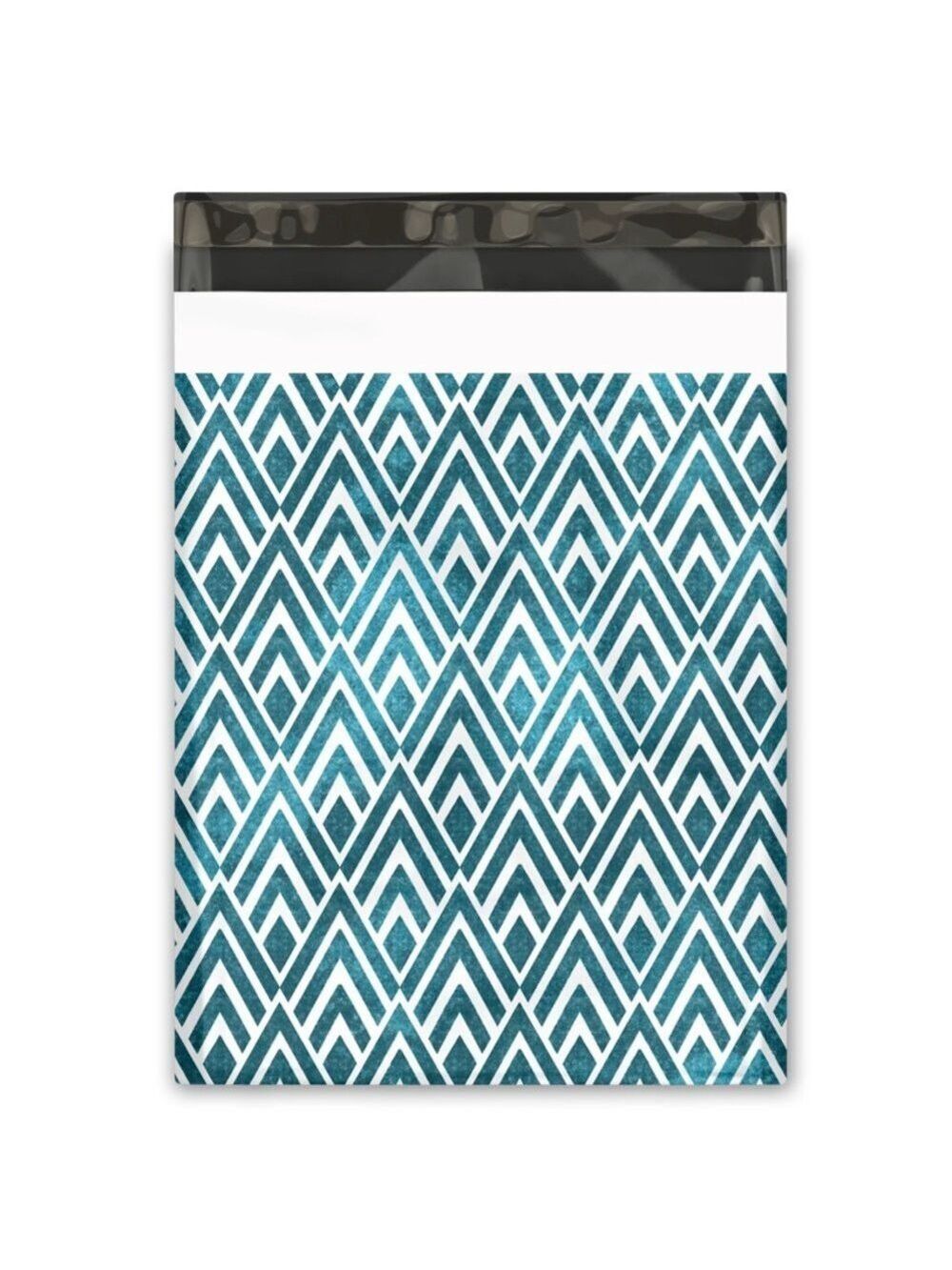 25 10X13 Poly Mailers, Geometric Chevron, Shipping Envelopes PRICE IS FIRM - Picture 7 of 8